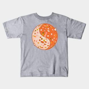 Spooky Yin Yang Disco Ball Kids T-Shirt